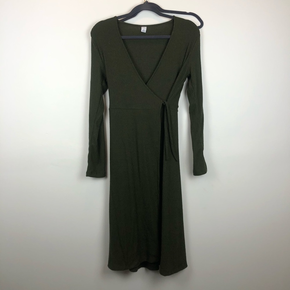 Old Navy Green Summer Wrap Dress